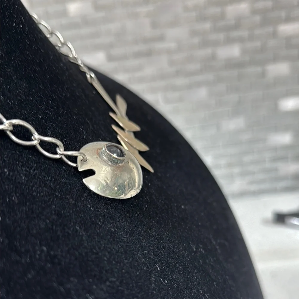 Silver Fishbone Necklace